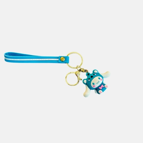 Sanrio Accessories - Sanrio Cinnamoroll Blue Keychain Bag Charm Wristlet